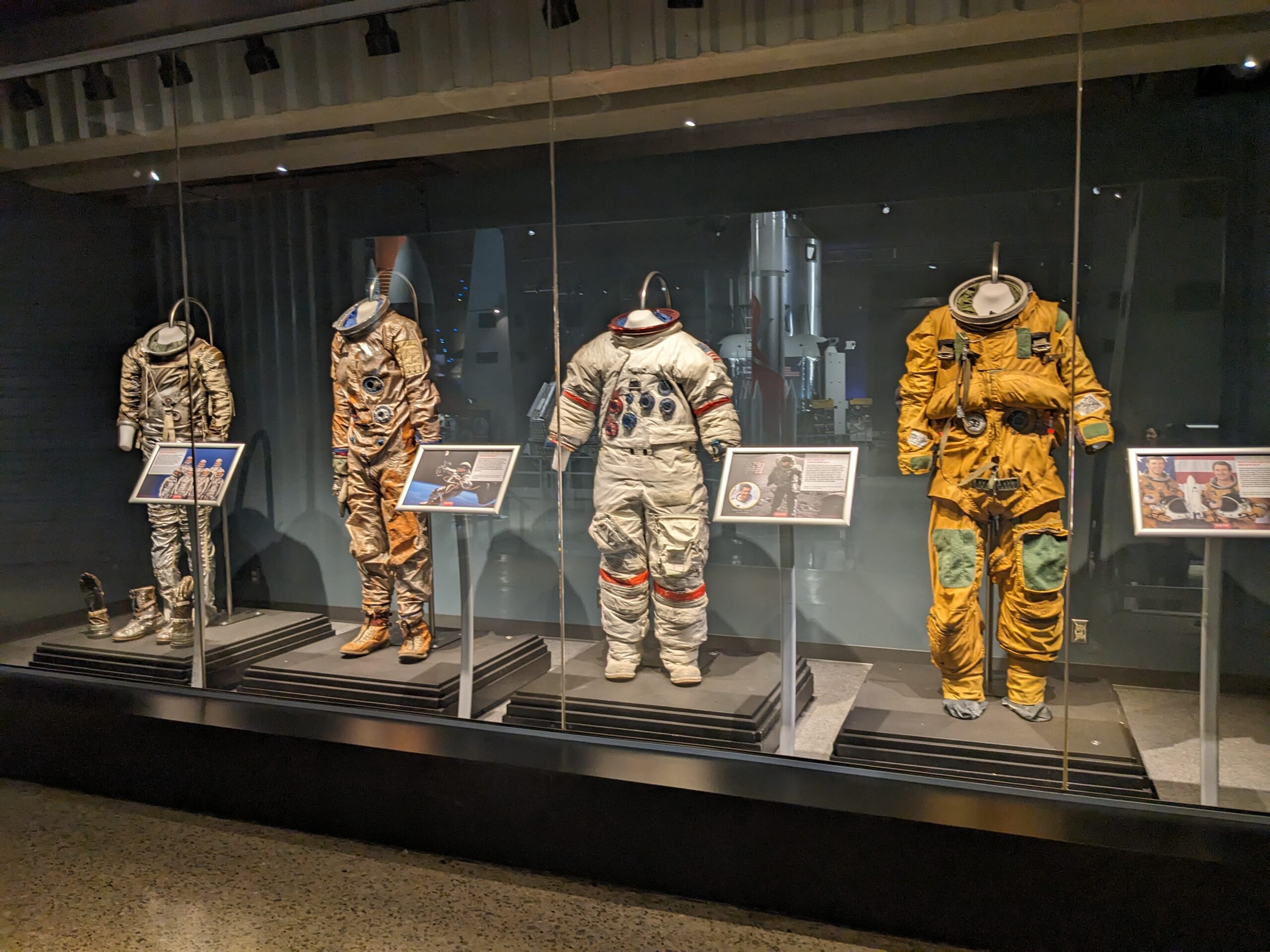 Space suits through the years